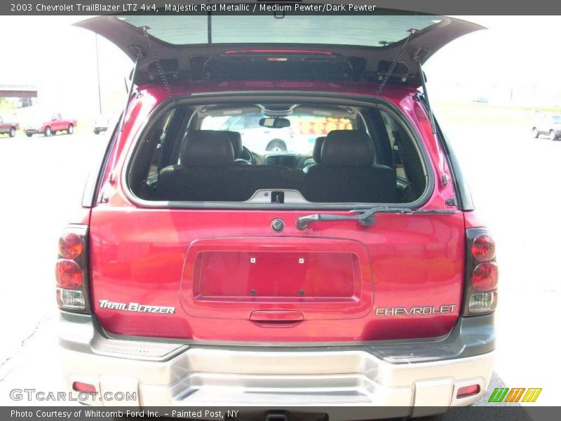 Majestic Red Metallic / Medium Pewter/Dark Pewter 2003 Chevrolet TrailBlazer LTZ 4x4