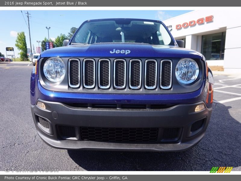 Jetset Blue / Black 2016 Jeep Renegade Sport