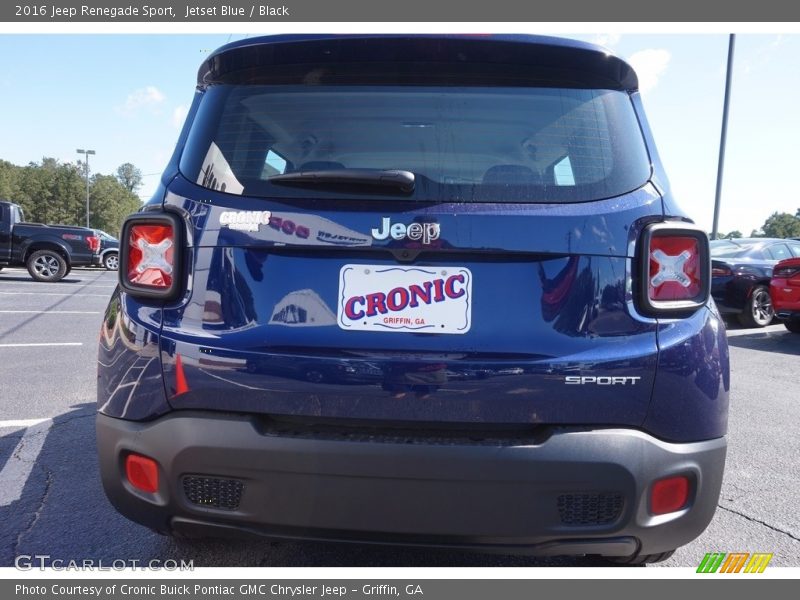 Jetset Blue / Black 2016 Jeep Renegade Sport