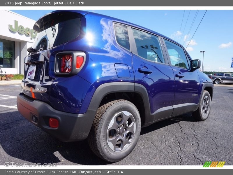Jetset Blue / Black 2016 Jeep Renegade Sport