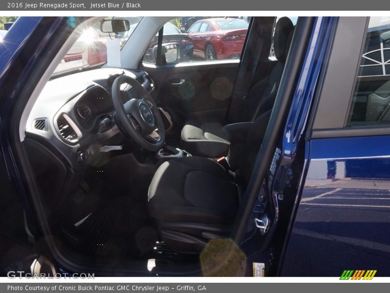 Jetset Blue / Black 2016 Jeep Renegade Sport