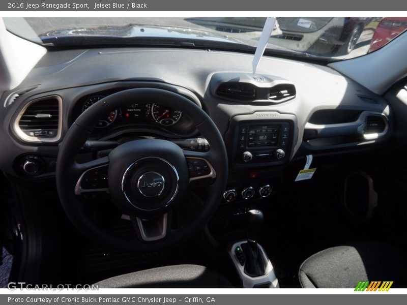 Jetset Blue / Black 2016 Jeep Renegade Sport
