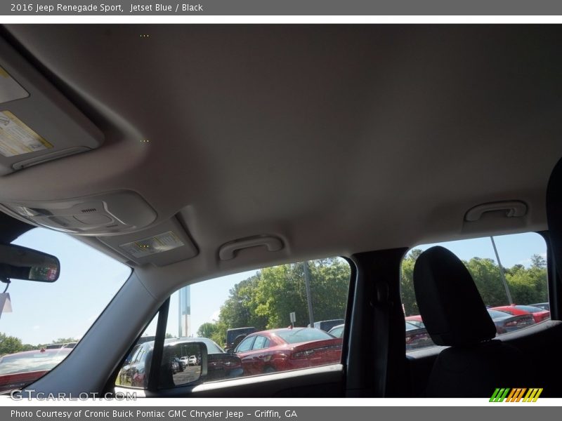 Jetset Blue / Black 2016 Jeep Renegade Sport