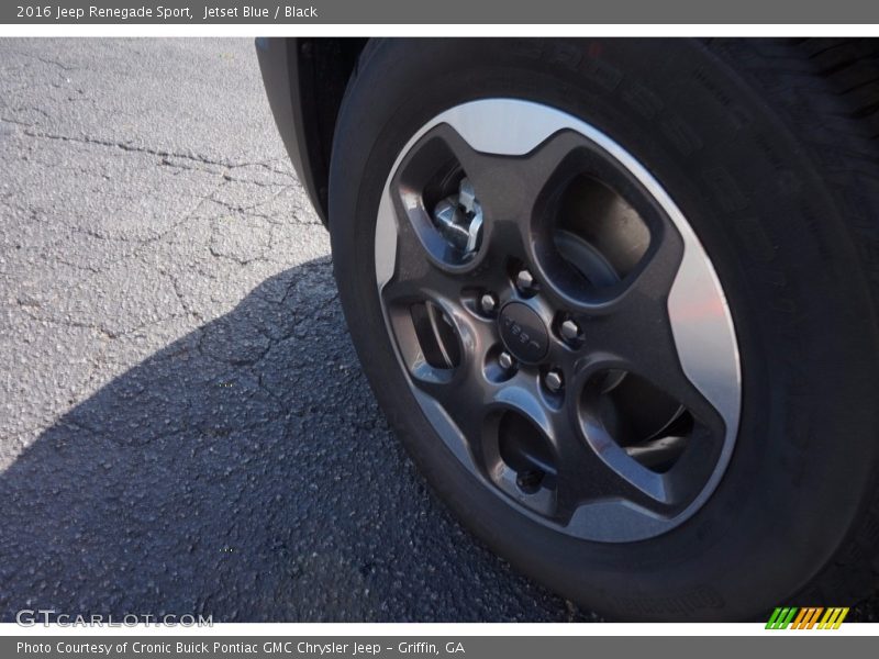 Jetset Blue / Black 2016 Jeep Renegade Sport