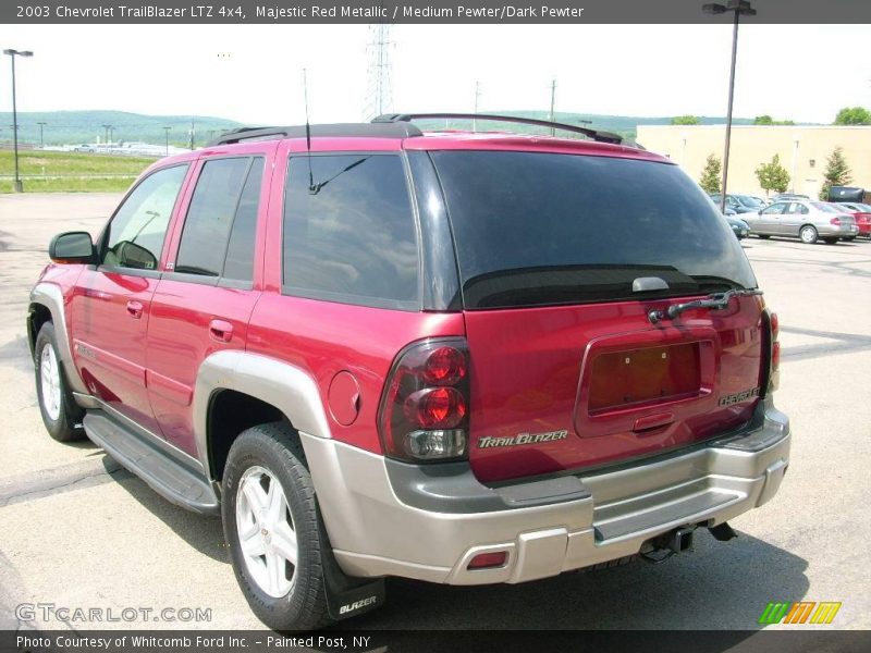 Majestic Red Metallic / Medium Pewter/Dark Pewter 2003 Chevrolet TrailBlazer LTZ 4x4
