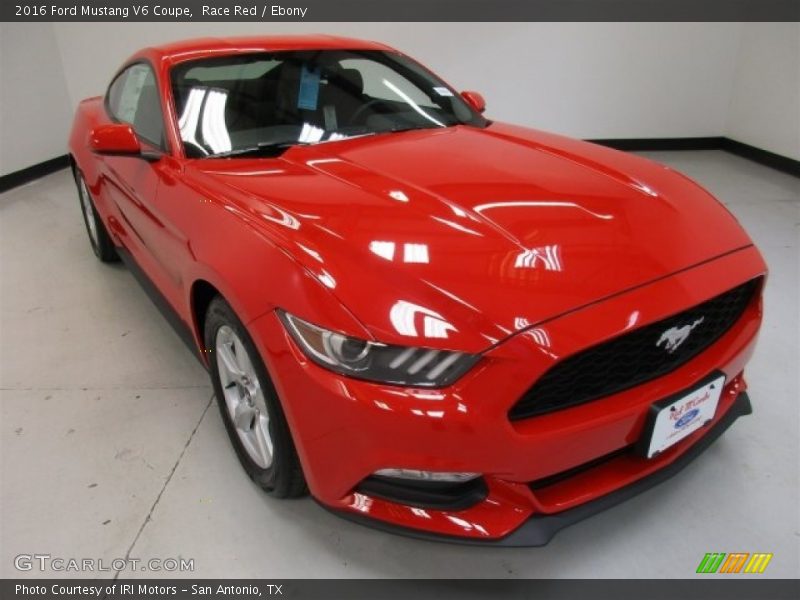 Race Red / Ebony 2016 Ford Mustang V6 Coupe