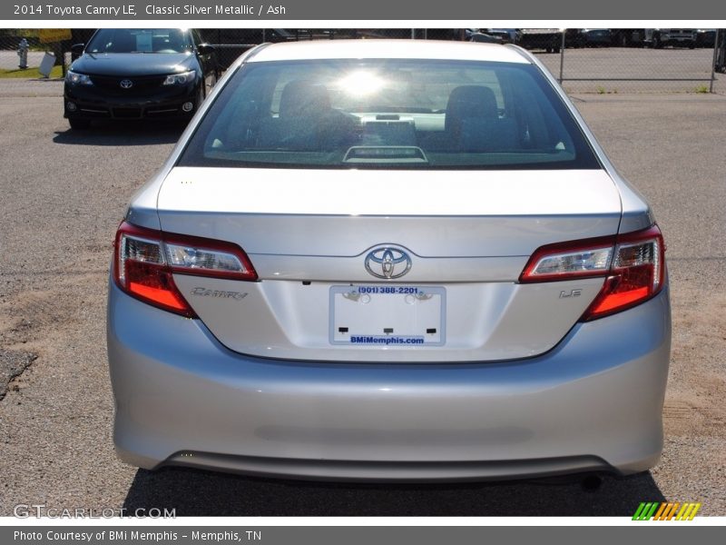 Classic Silver Metallic / Ash 2014 Toyota Camry LE