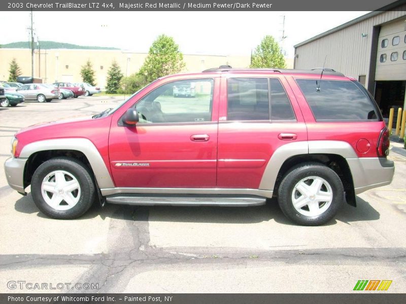 Majestic Red Metallic / Medium Pewter/Dark Pewter 2003 Chevrolet TrailBlazer LTZ 4x4
