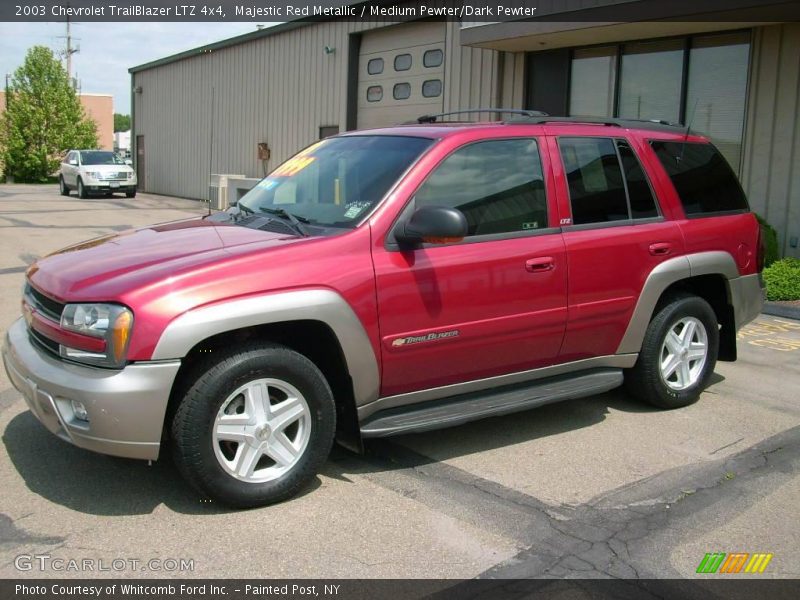 Majestic Red Metallic / Medium Pewter/Dark Pewter 2003 Chevrolet TrailBlazer LTZ 4x4