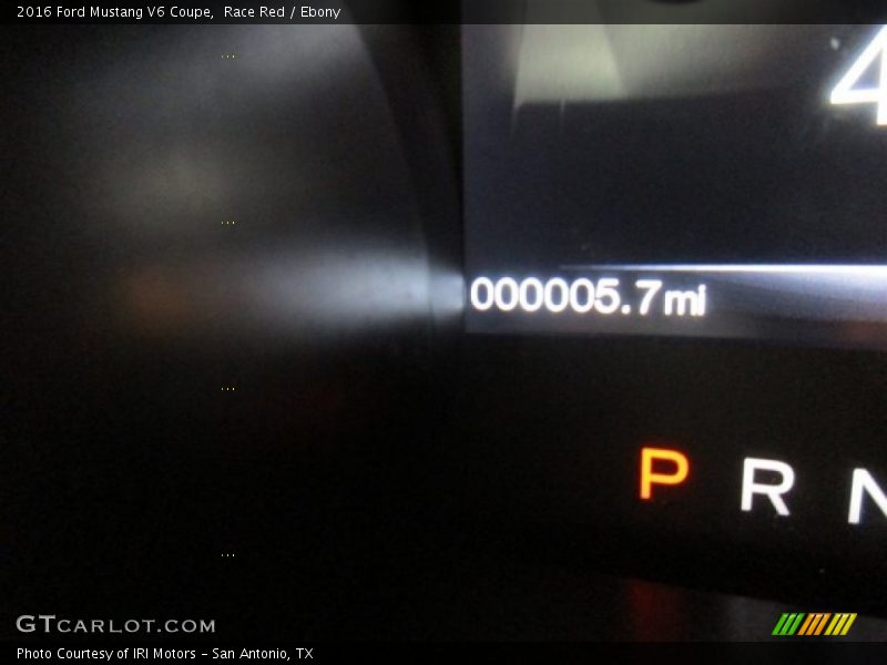 Race Red / Ebony 2016 Ford Mustang V6 Coupe