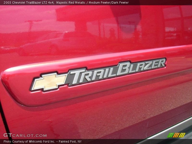 Majestic Red Metallic / Medium Pewter/Dark Pewter 2003 Chevrolet TrailBlazer LTZ 4x4
