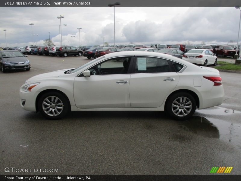 Pearl White / Charcoal 2013 Nissan Altima 2.5 S