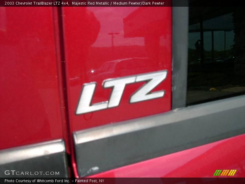 Majestic Red Metallic / Medium Pewter/Dark Pewter 2003 Chevrolet TrailBlazer LTZ 4x4