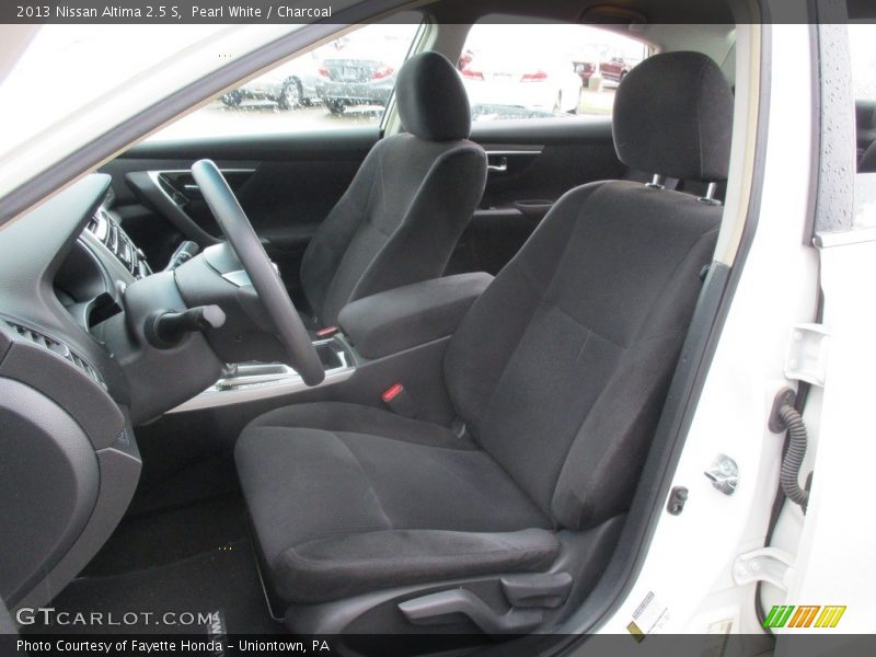 Pearl White / Charcoal 2013 Nissan Altima 2.5 S