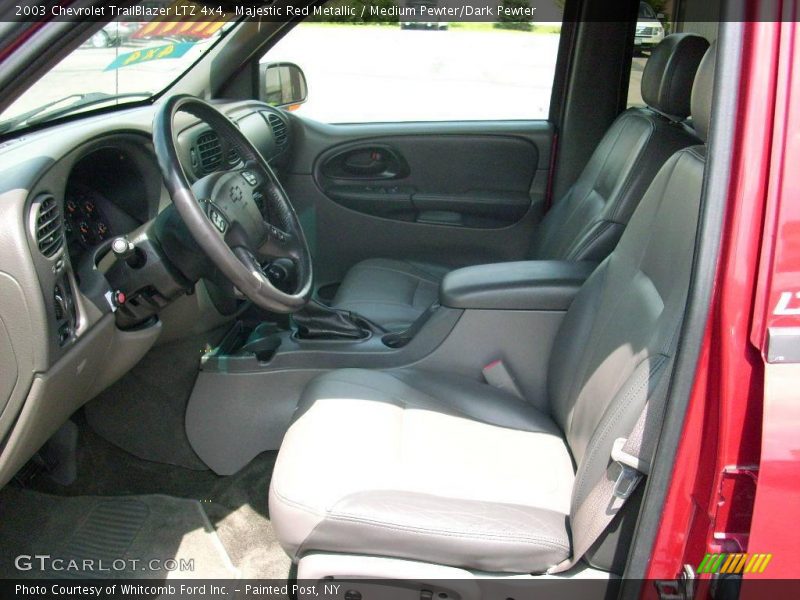 Majestic Red Metallic / Medium Pewter/Dark Pewter 2003 Chevrolet TrailBlazer LTZ 4x4
