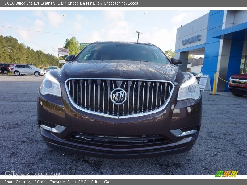 Dark Chocolate Metallic / Choccachino/Cocoa 2016 Buick Enclave Leather