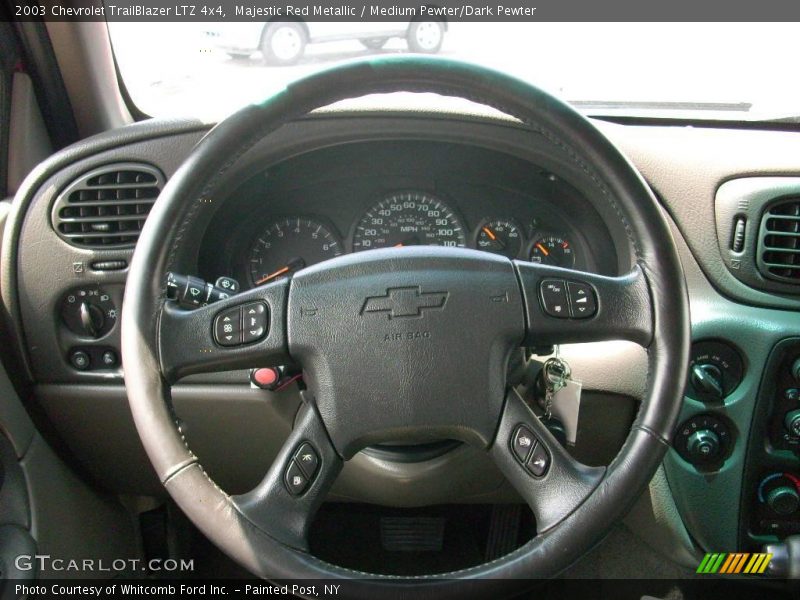 Majestic Red Metallic / Medium Pewter/Dark Pewter 2003 Chevrolet TrailBlazer LTZ 4x4