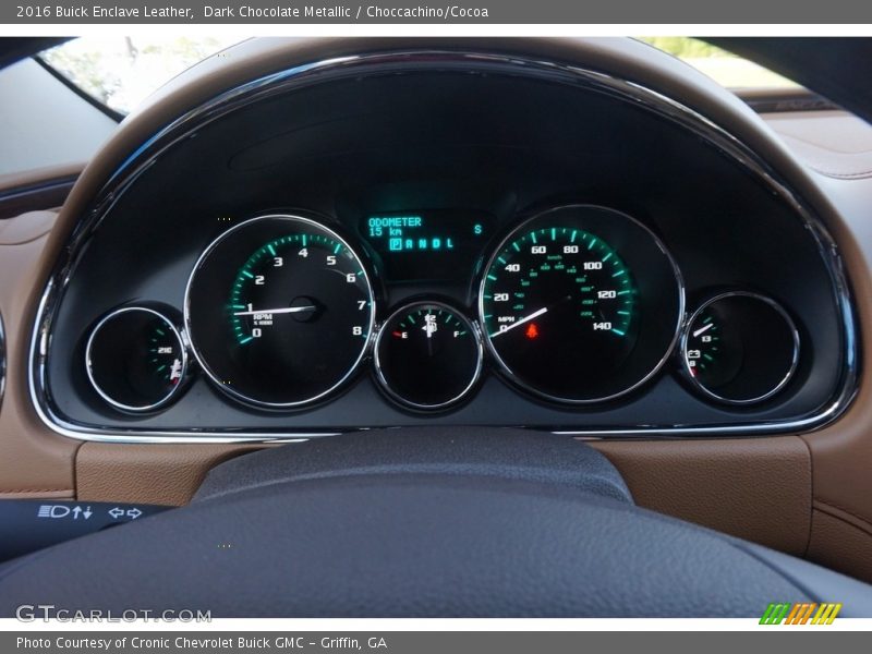 Dark Chocolate Metallic / Choccachino/Cocoa 2016 Buick Enclave Leather