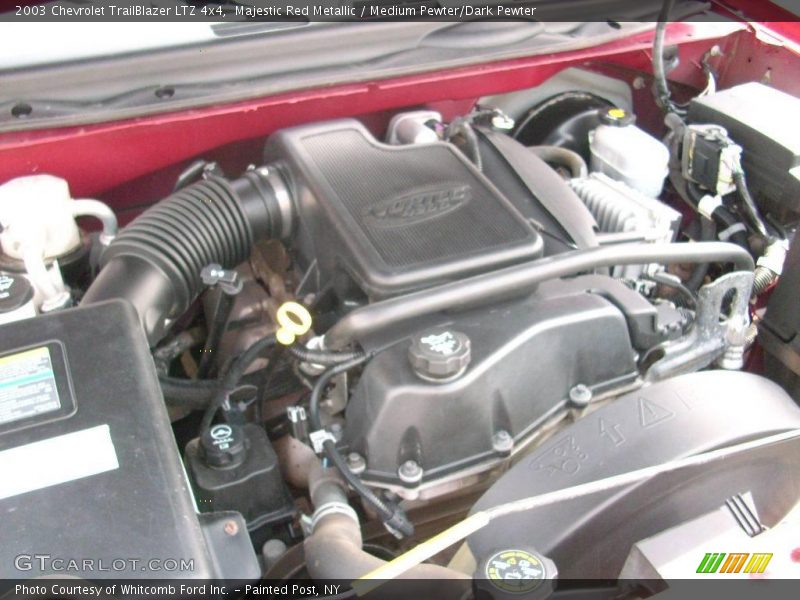 Majestic Red Metallic / Medium Pewter/Dark Pewter 2003 Chevrolet TrailBlazer LTZ 4x4