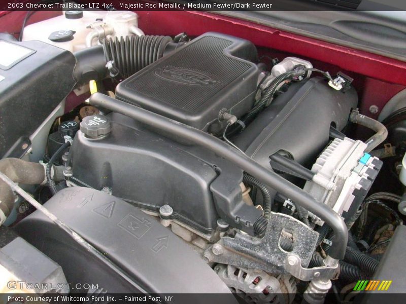 Majestic Red Metallic / Medium Pewter/Dark Pewter 2003 Chevrolet TrailBlazer LTZ 4x4
