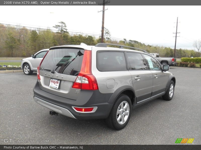 Oyster Grey Metallic / Anthracite Black 2008 Volvo XC70 AWD