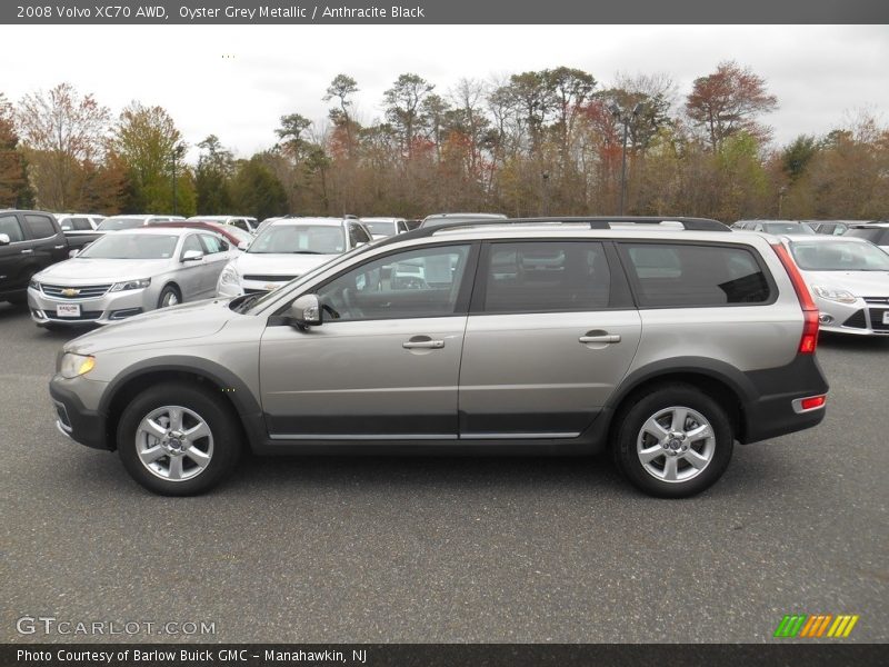 Oyster Grey Metallic / Anthracite Black 2008 Volvo XC70 AWD