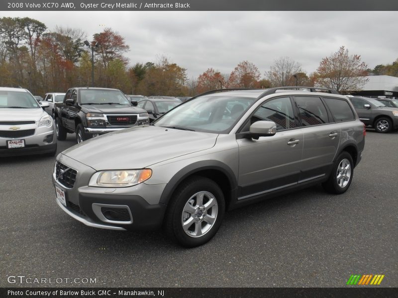 Oyster Grey Metallic / Anthracite Black 2008 Volvo XC70 AWD