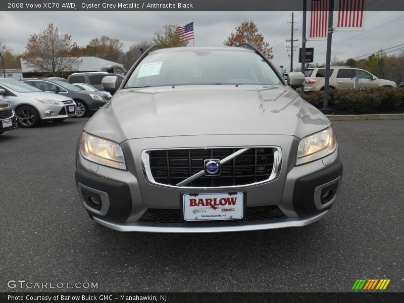 Oyster Grey Metallic / Anthracite Black 2008 Volvo XC70 AWD