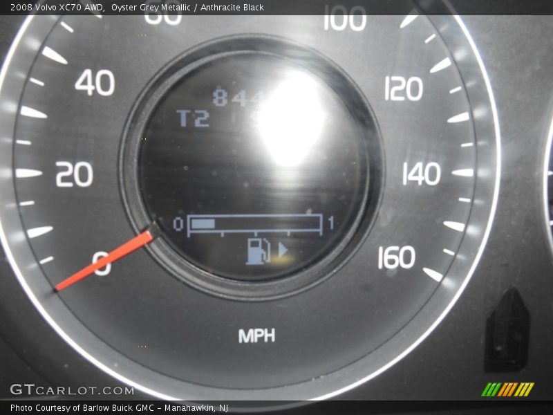 Oyster Grey Metallic / Anthracite Black 2008 Volvo XC70 AWD