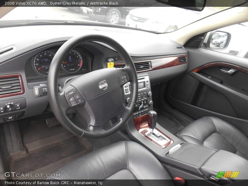 Oyster Grey Metallic / Anthracite Black 2008 Volvo XC70 AWD