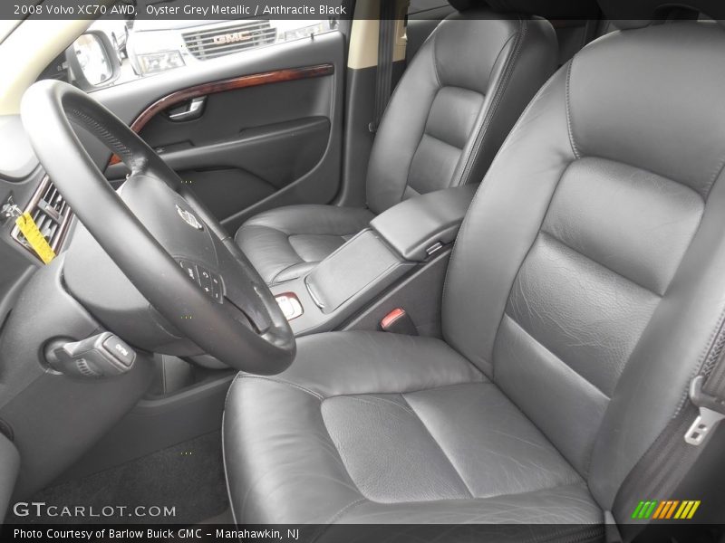 Oyster Grey Metallic / Anthracite Black 2008 Volvo XC70 AWD