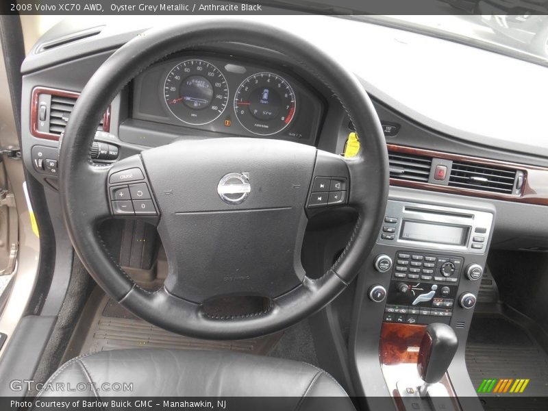 Oyster Grey Metallic / Anthracite Black 2008 Volvo XC70 AWD