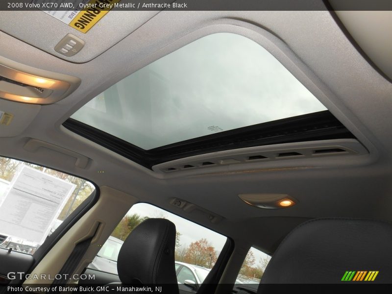 Oyster Grey Metallic / Anthracite Black 2008 Volvo XC70 AWD