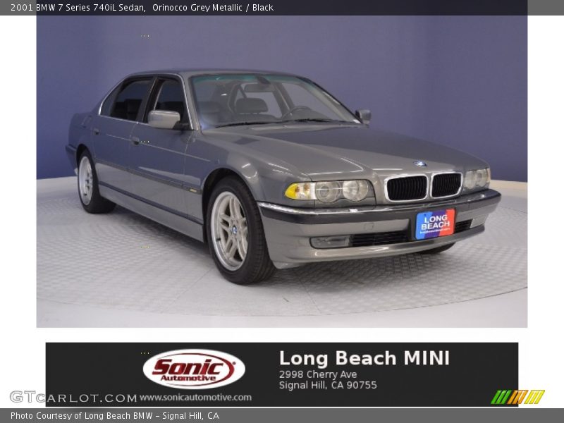 Orinocco Grey Metallic / Black 2001 BMW 7 Series 740iL Sedan