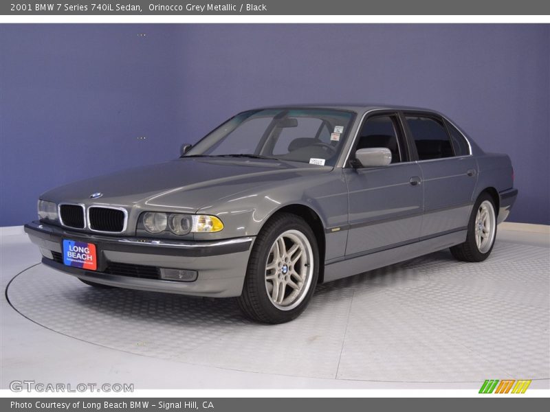 Orinocco Grey Metallic / Black 2001 BMW 7 Series 740iL Sedan