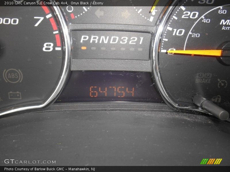 Onyx Black / Ebony 2010 GMC Canyon SLE Crew Cab 4x4