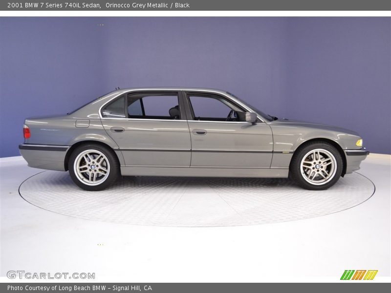 Orinocco Grey Metallic / Black 2001 BMW 7 Series 740iL Sedan