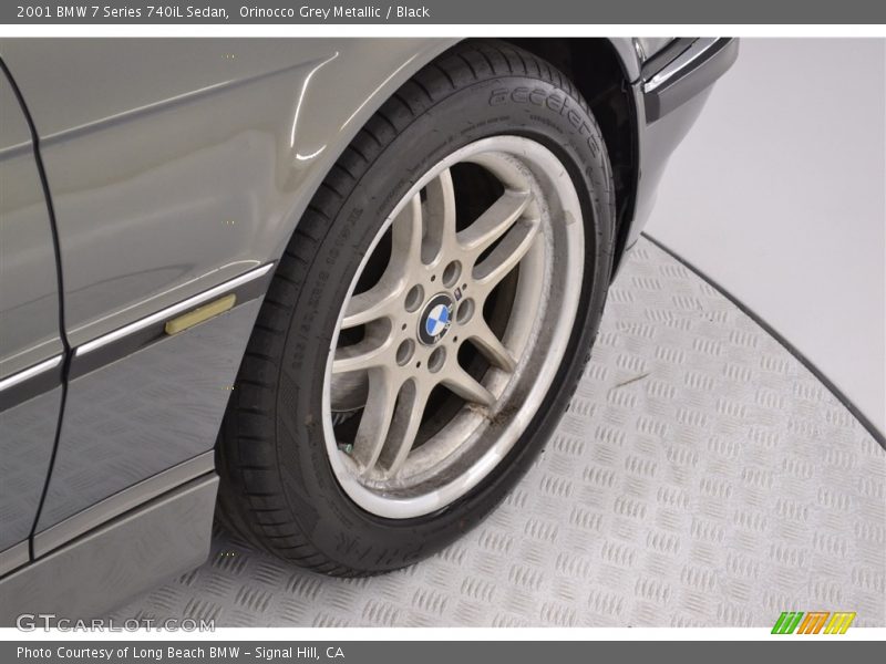 Orinocco Grey Metallic / Black 2001 BMW 7 Series 740iL Sedan