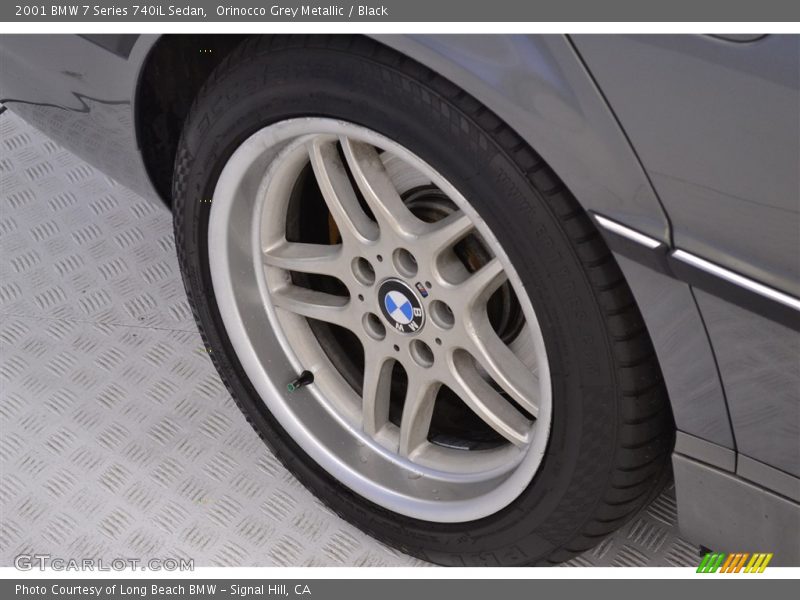 Orinocco Grey Metallic / Black 2001 BMW 7 Series 740iL Sedan