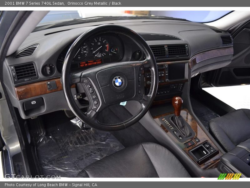Orinocco Grey Metallic / Black 2001 BMW 7 Series 740iL Sedan