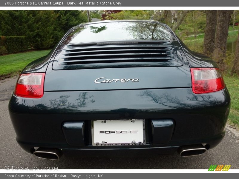 Dark Teal Metallic / Stone Grey 2005 Porsche 911 Carrera Coupe