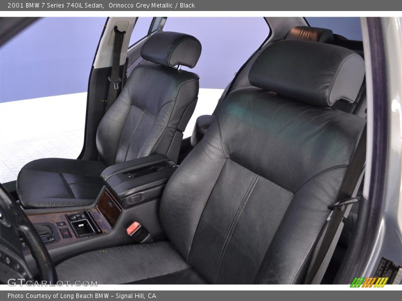 Orinocco Grey Metallic / Black 2001 BMW 7 Series 740iL Sedan