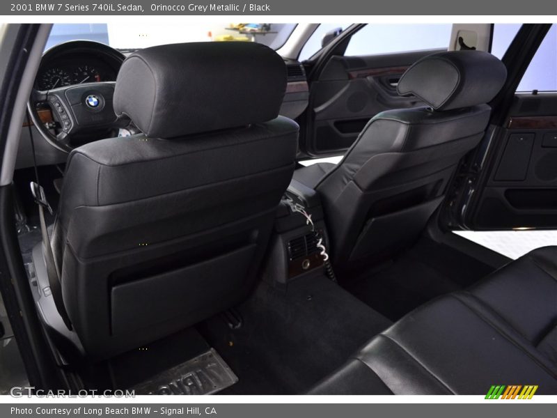 Orinocco Grey Metallic / Black 2001 BMW 7 Series 740iL Sedan
