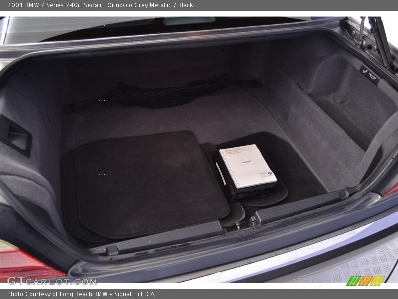Orinocco Grey Metallic / Black 2001 BMW 7 Series 740iL Sedan