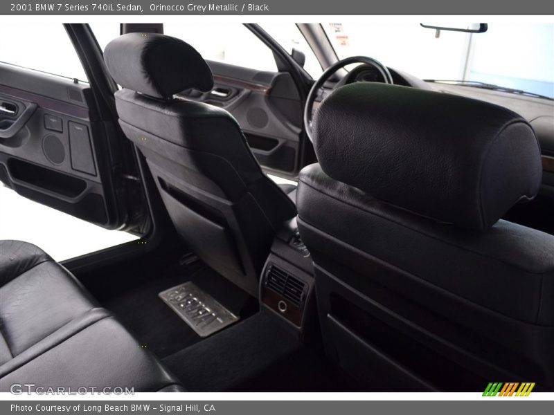 Orinocco Grey Metallic / Black 2001 BMW 7 Series 740iL Sedan