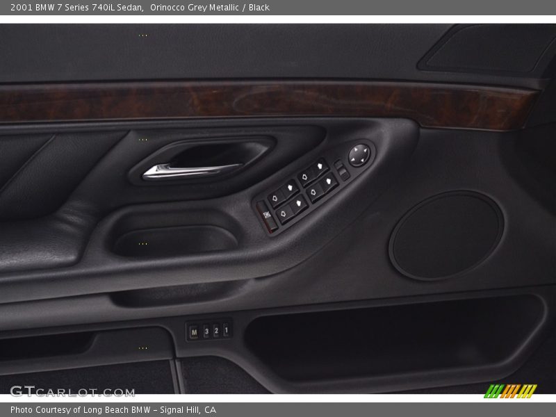 Orinocco Grey Metallic / Black 2001 BMW 7 Series 740iL Sedan