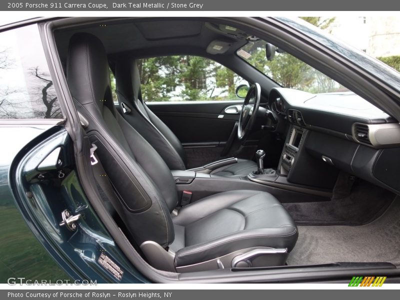 Dark Teal Metallic / Stone Grey 2005 Porsche 911 Carrera Coupe