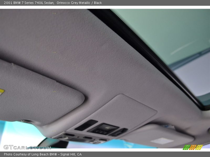 Orinocco Grey Metallic / Black 2001 BMW 7 Series 740iL Sedan