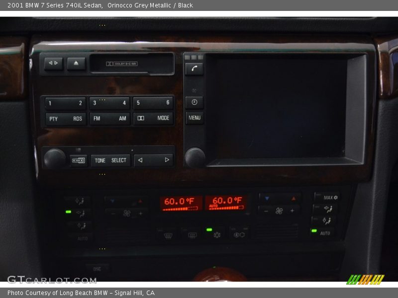 Orinocco Grey Metallic / Black 2001 BMW 7 Series 740iL Sedan