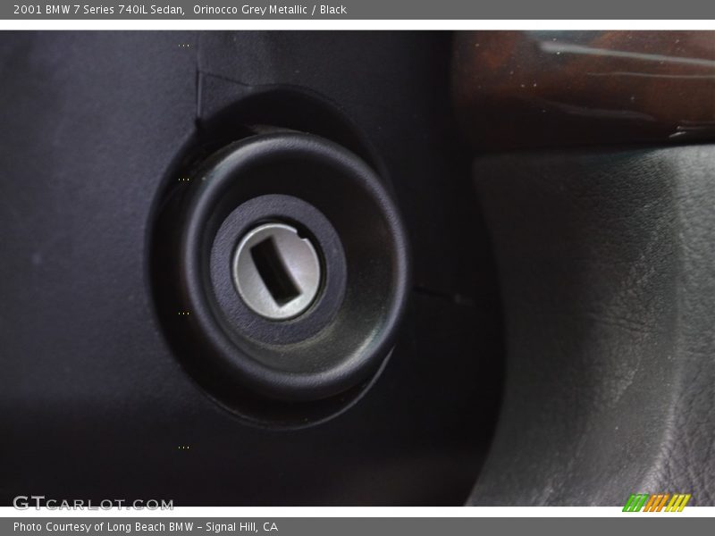 Orinocco Grey Metallic / Black 2001 BMW 7 Series 740iL Sedan